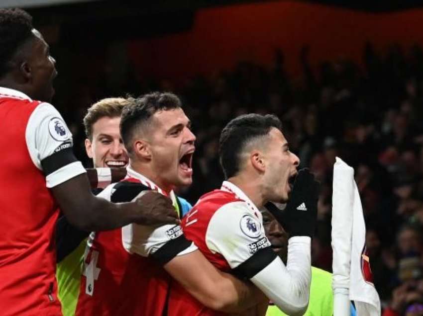 Arsenali vazhdon në krye të tabelës, Xhaka asistues në fitoren ndaj West Hamit