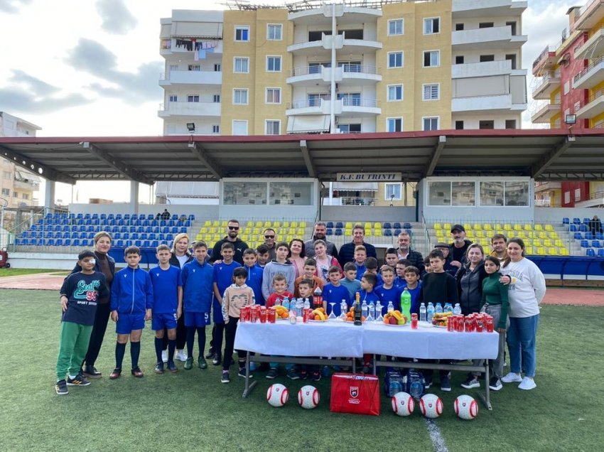FSHF & Shoqata Rajonale e Futbollit Gjirokastër, festë e dhurata për Shtëpinë e Fëmijës në Sarandë