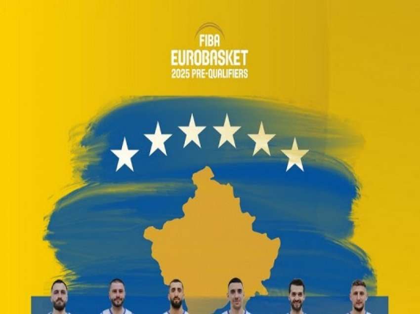 Këta janë 12 basketbollistët e grumbulluar për Kosovën kundër Norvegjisë