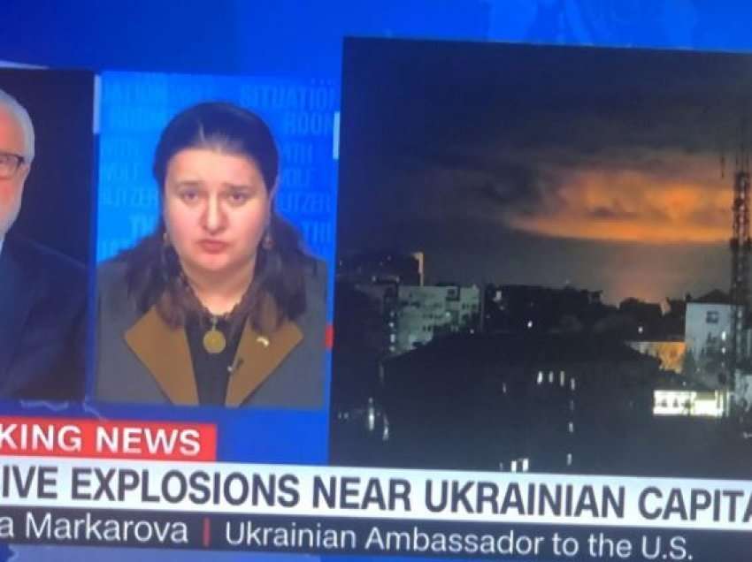Ambasadorja e Ukrainës në SHBA flet pas shpërthimeve të fuqishme në Kiev