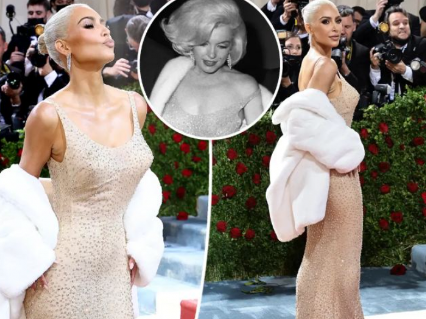 Kim Kardashian po e ‘paguan shtrenjtë’ fustanin e Marilyn Monroe