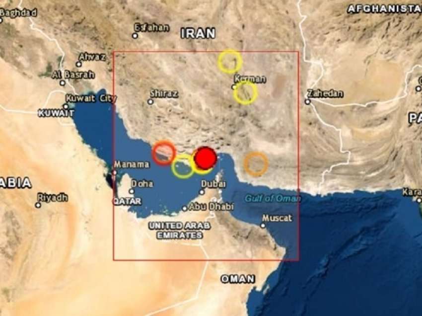 Irani goditet nga dy tërmete të fuqishme