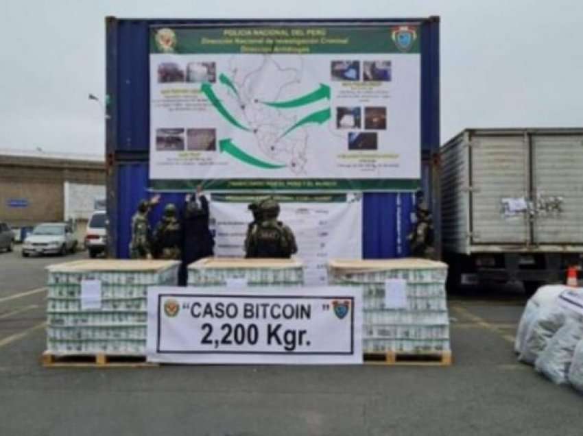 Kapen 2.2 tonë kokainë në Peru, në kërkim 2 shqiptarë