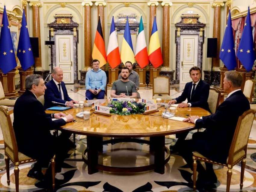 Zelensky takohet në Kiev me liderët evropianë