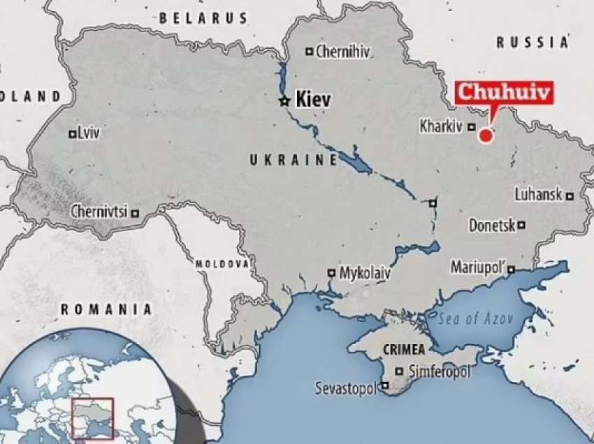 ​Ukraina thotë se ka rimarrë qytetin Chuhuiv dhe ka vrarë dy komandantë të rangut të lartë rusë gjatë betejës