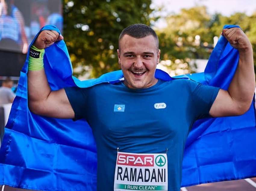 Muhamet Ramadani lartëson Kosovën, fiton të argjendtën në Kupën Evropiane 