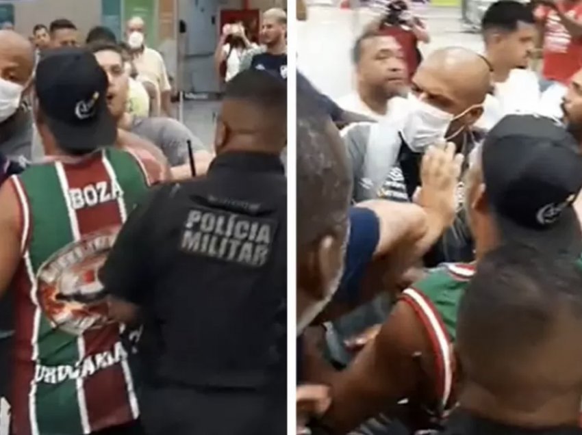 Futbollisti i njohur brazilian përleshet fizikisht me tifozët në aeroport