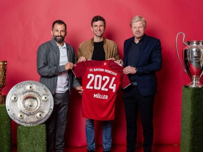Muller e vazhdon kontratën me Bayernin