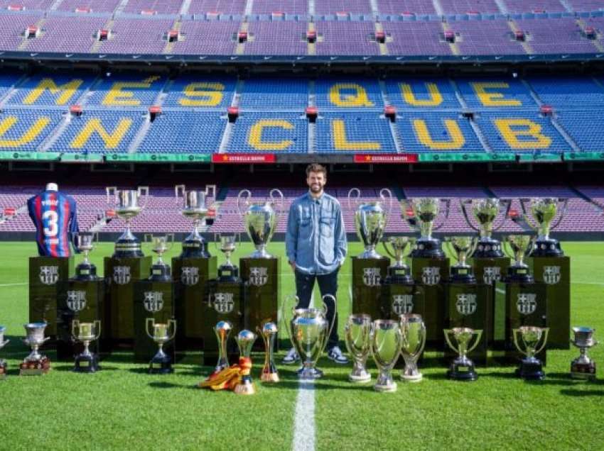 Pique pozon para të gjithë trofeve të fituara me Barcelonën