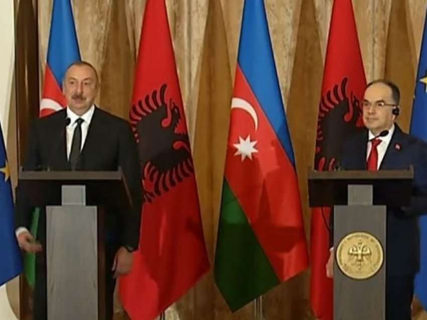 Presidenti i Azerbajxhanit në Shqipëri, Begaj i kërkon njohjen e Kosovës