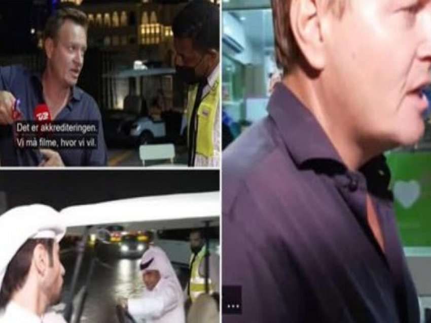 Momenti kur zyrtari i Katarit kërcënon gazetarin gjatë transmetimit live