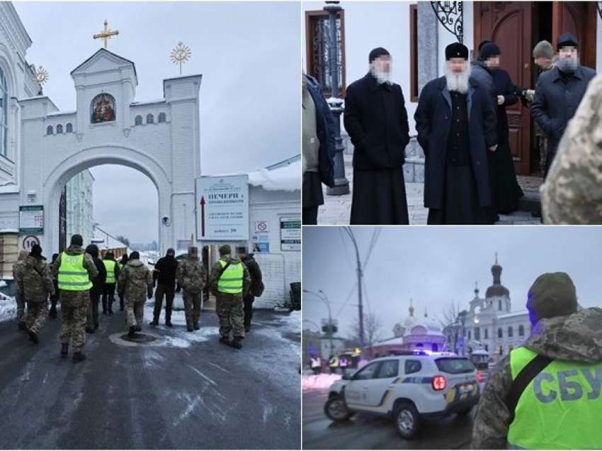 Shërbimi i sigurisë i Ukrainës bastis manastirin ortodoks historik të Kievit, pas dyshimeve për lidhje të mundshme me Rusinë