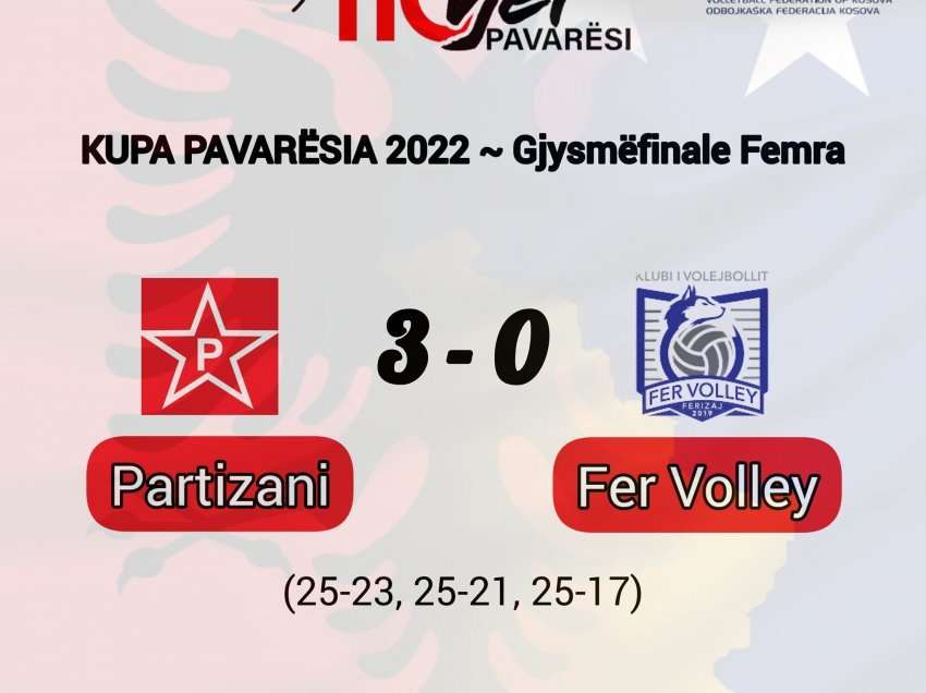 Fer Volley mposhtet nga Partizani