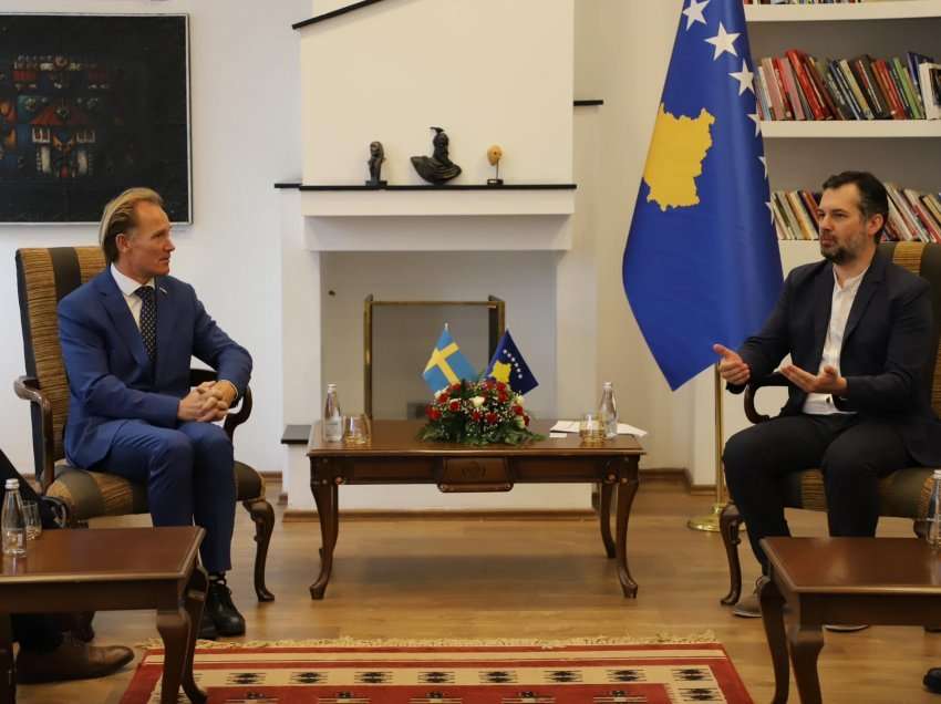 Çeku takon ambasadorin suedez Westerlund – flasin për bashkëpunim midis dy vendeve