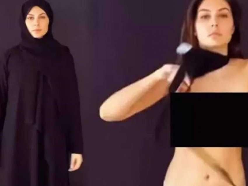 Aktorja iraniane heq shaminë dhe zhvishet nudo në protestë kundër qeverisë së Iranit