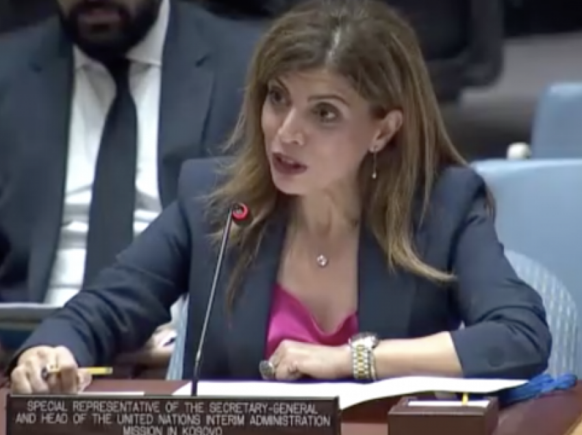Mësohet se çfarë tha shefja e UNMIK-ut për Kosovën në Këshillin e Sigurimit të OKB-së - këto janë fjalët e saj