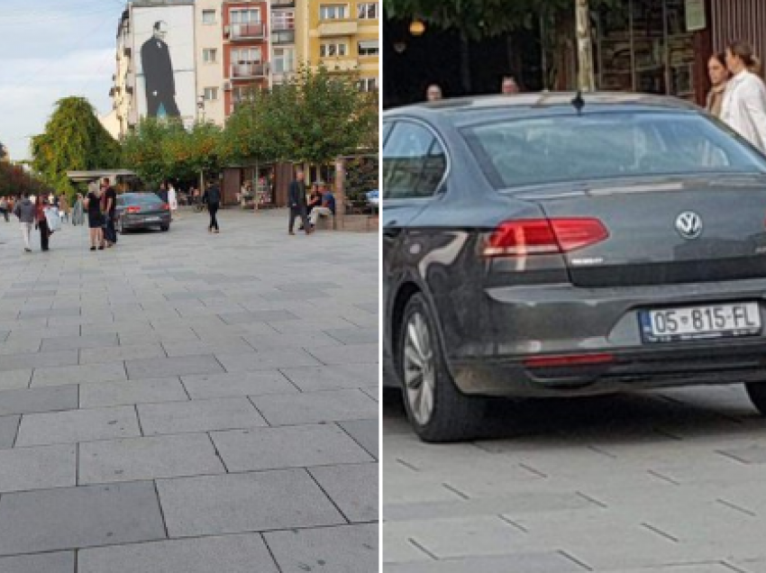 “Jasha Ferizaji”, vetura me targa 05 futet në shesh