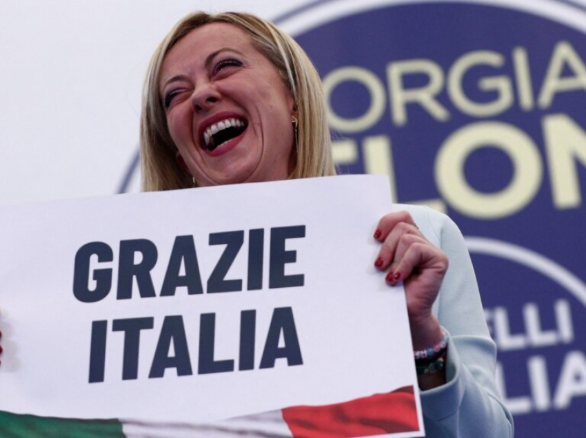 Liderja e ekstremit të djathtë drejt fitores në zgjedhjet italiane