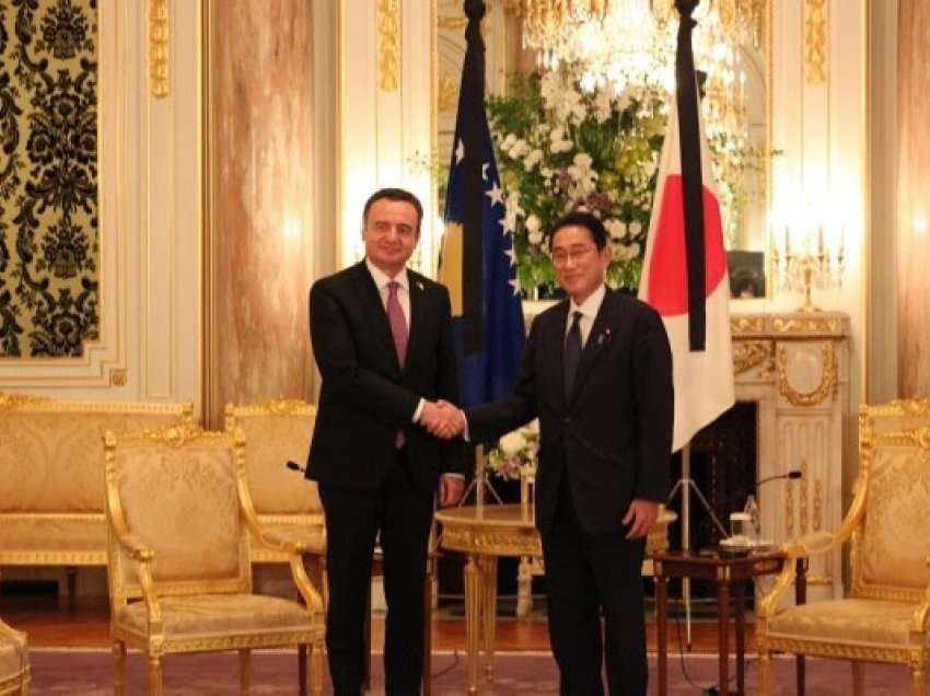 ​Kurti fton kryeministrin e Japonisë për vizitë në Kosovë