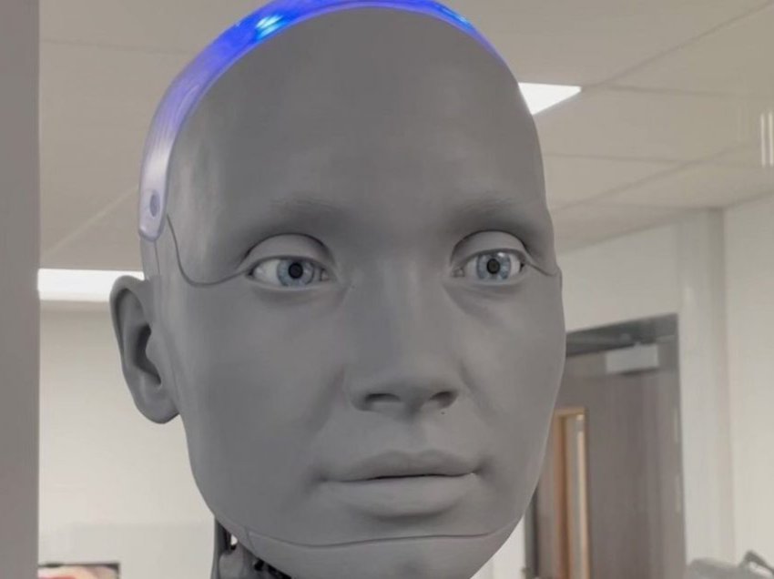 Roboti Ameca përgjigjet me mimika pothuajse njerëzore të fytyrës