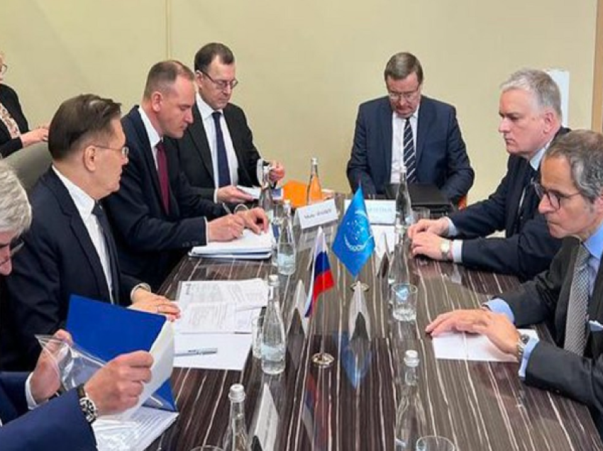 Negociatat mbi sigurinë e termocentralit bërthamor në Ukrainë, shefi bërthamor i OKB-së takohet me zyrtarët rusë