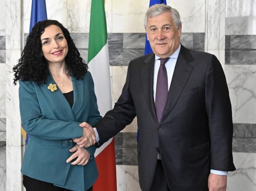 Presidentja Osmani takohet me ministrin e Jashtëm të Italisë, diskutojnë për Ballkanin