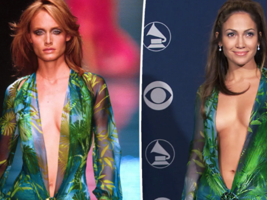Modelja Amber Valletta flet për fustanin ikonik të ‘Versace’: E kam veshur unë para Jennifer Lopezit