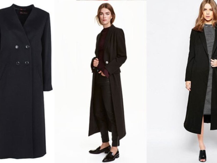 Palltoja e zezë, e nevojshme për garderobën tuaj
