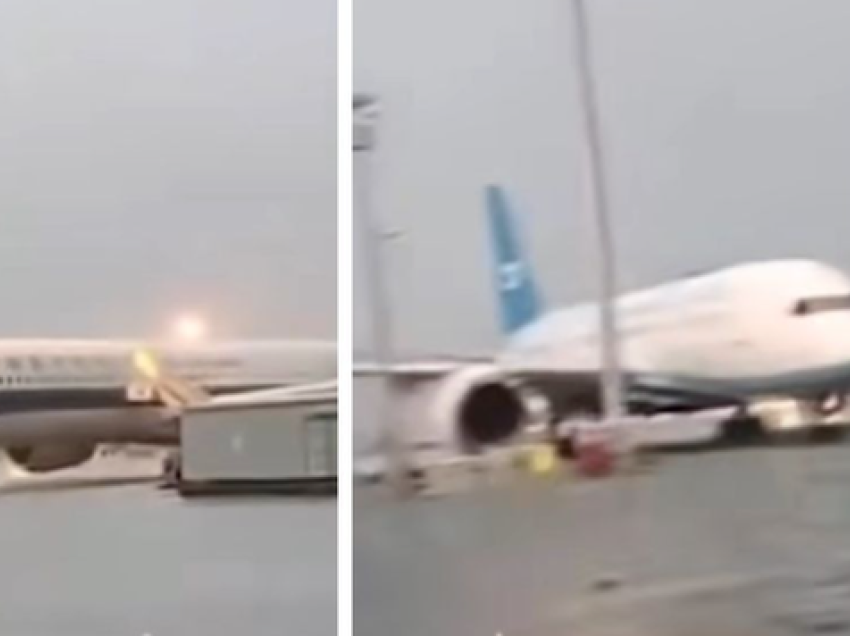 ‘Çmendet’ moti në këtë vend/ Përmbytet aeroporti, anulohen qindra fluturime
