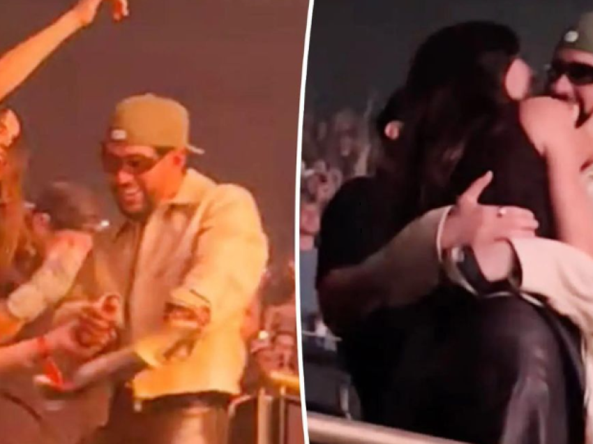 Puthja në koncertin e Drake, konfirmon lidhjen mes çiftit Kendall Jenner dhe Bad Bunny