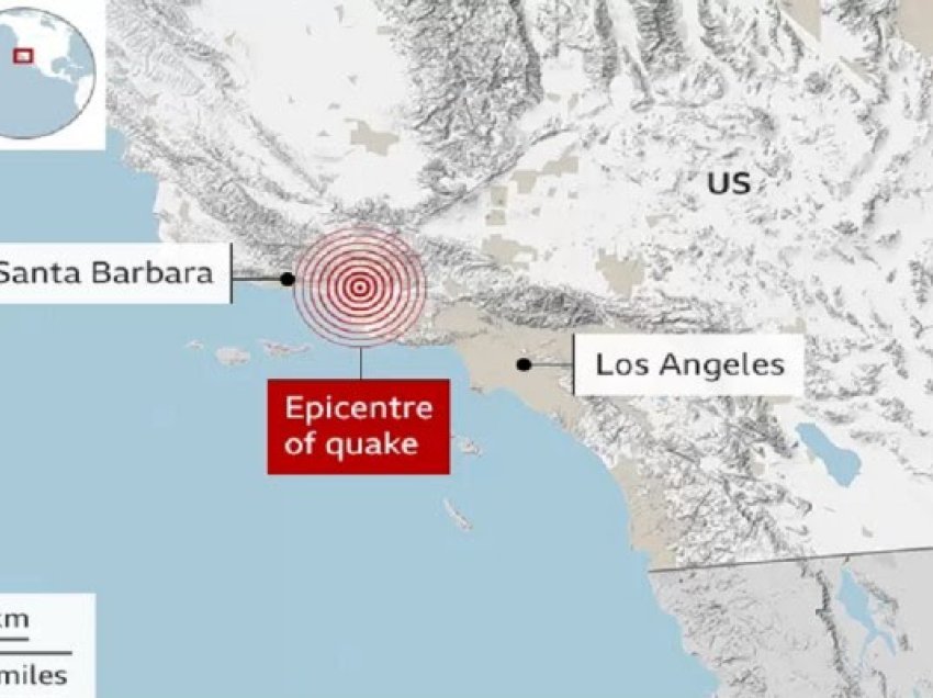 Tërmeti trondit disa pjesë të Kalifornisë derisa stuhia 