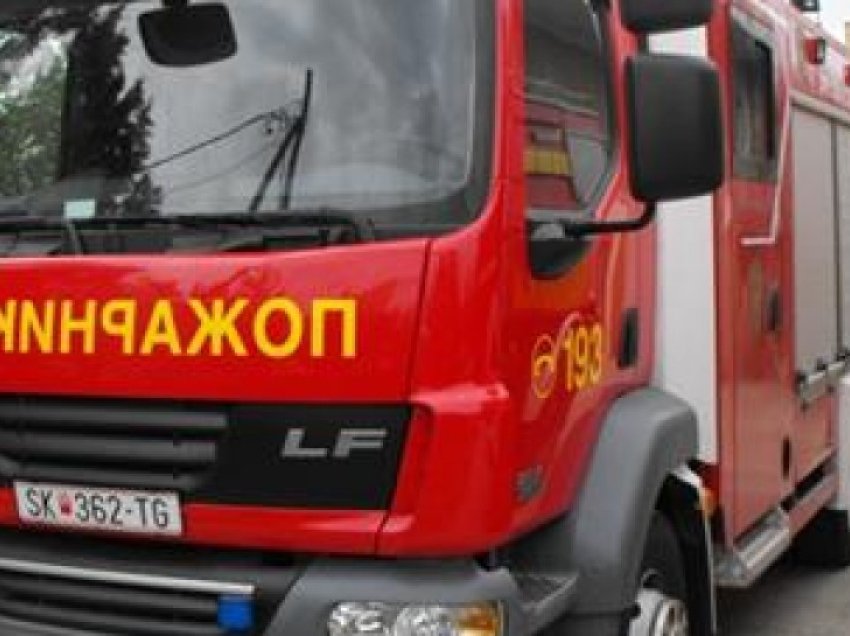 Shuhet zjarri që shpërtheu në rrugën Shtip-Radovish