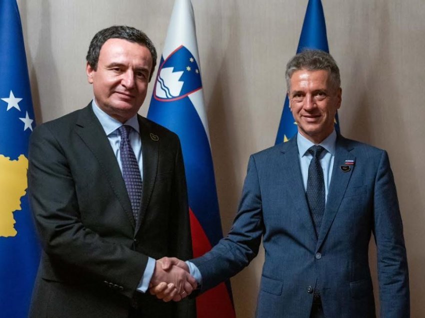 Kurti me kryeministrin slloven bisedoi për dialogun Kosovë – Serbi