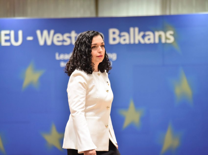 Presidentja Osmani ka udhëtuar për Bruksel për samitin e liderëve të Bashkimit Evropian dhe Ballkanit Perëndimor