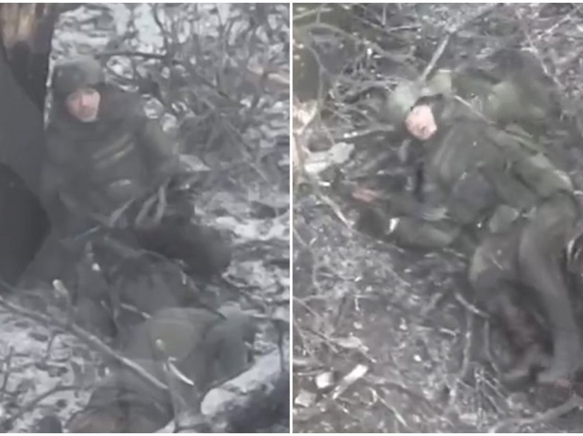 Rusi i bllokuar në motin e ftohtë, si u qëllua me predhë nga ushtria ukrainase