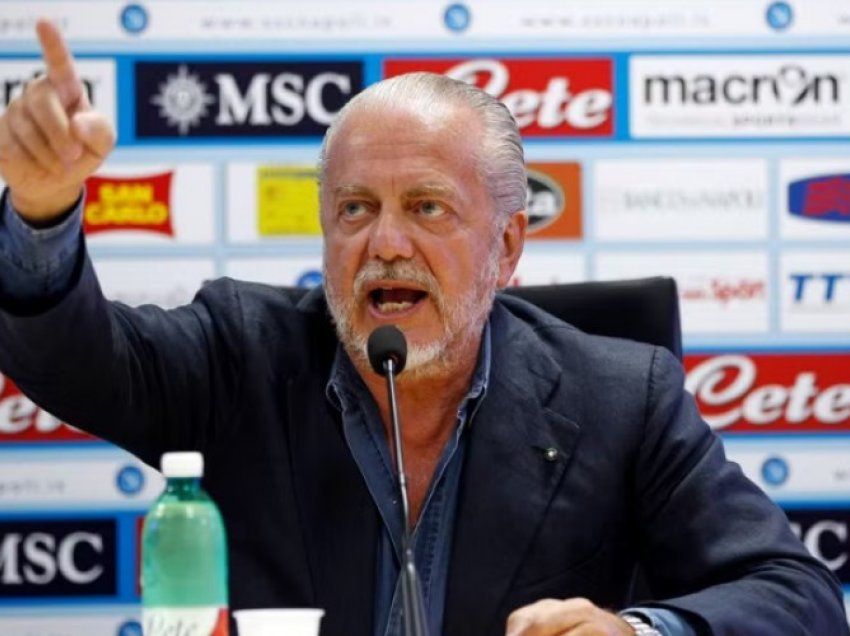 Presidenti i Napolit: UEFA dhe FIFA nuk e kuptojnë nevojën e klubeve