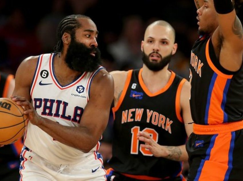 NBA: Knicks fitojnë me përmbysje ndaj 76ers 