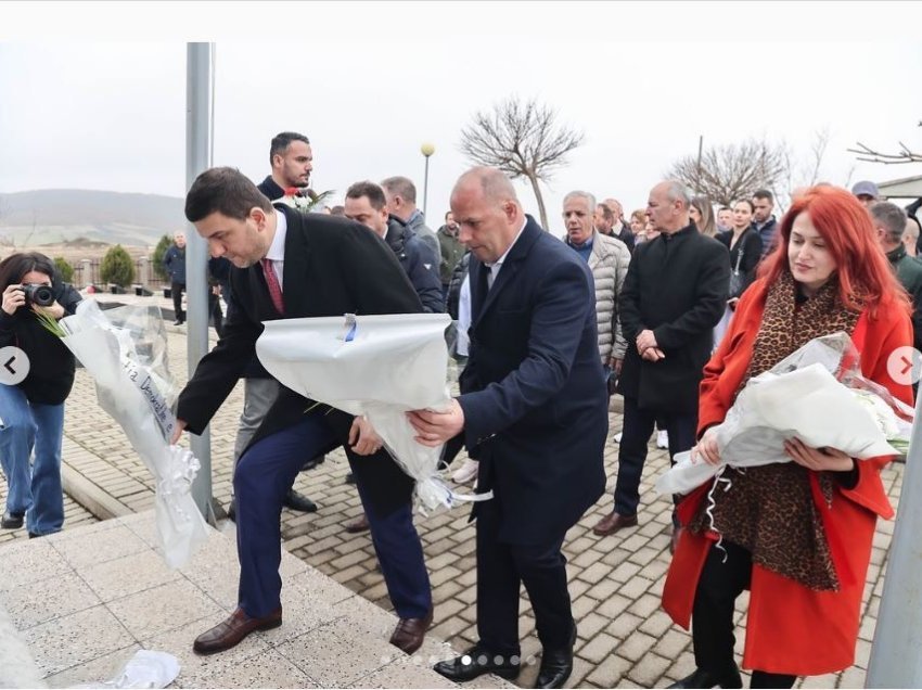 Lladrovci, Krasniqi me drejtuesit qendror e lokal të PDK-së bëjnë homazhe në Likoshan 