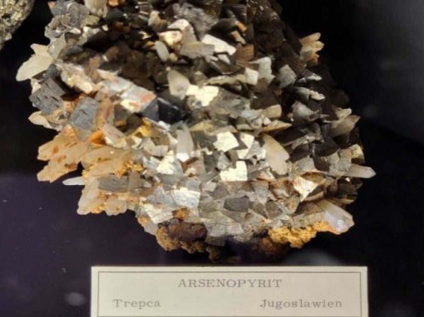 Minerali i Trepçës në Muzeun e Vjenës, nën emrin e Jugosllavisë