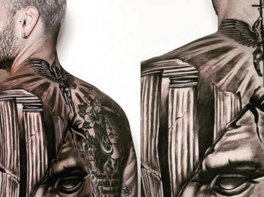 Ish-sulmuesi i Interit bëri një tatuazh reth besimit, u punua 5 muaj për të