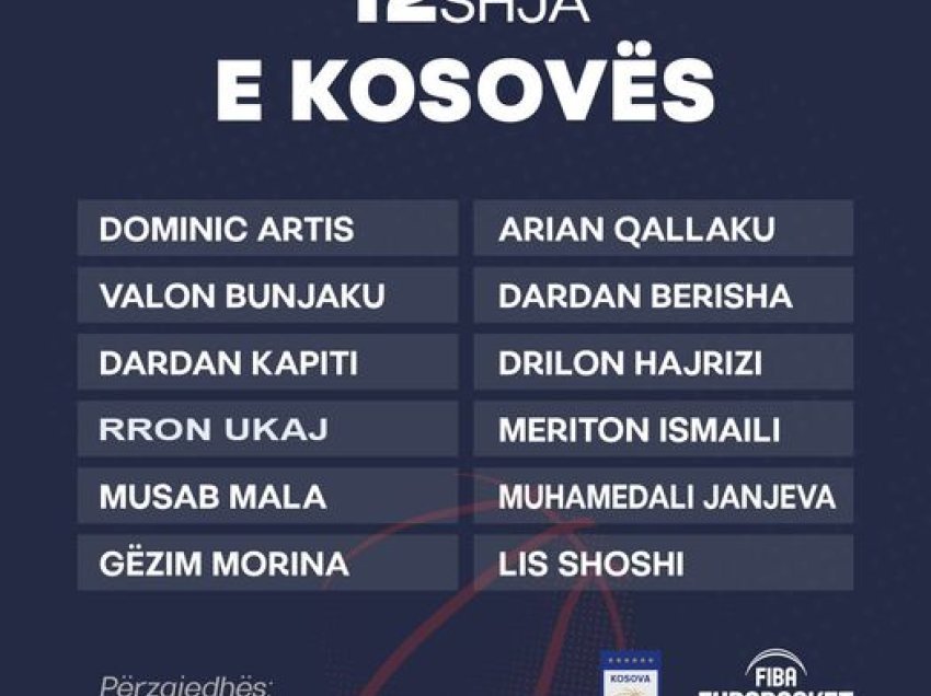 12-shja e Kosovës A për ndeshjen kundër Zvicrës, mungon një lojtar