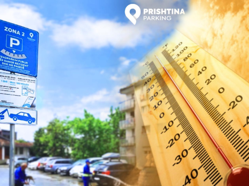 Prishtina Parking me më pak kontrolla në terren, shkaku temperaturave të larta dhe ruajtjes së shëndetit të kontrollorëve 