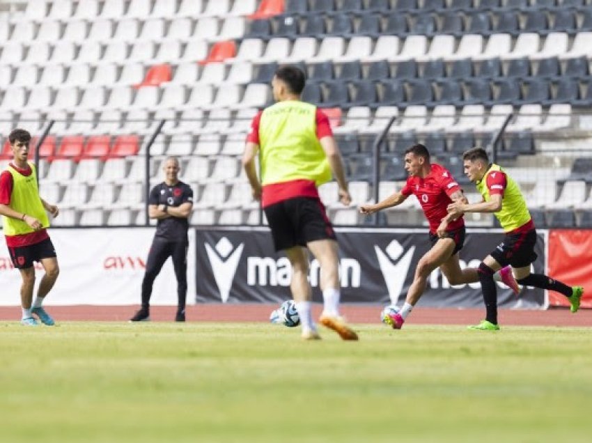 Kombëtarja e Shqipërisë zhvilloi ndeshje kontrolli në “Elbasan Arena”
