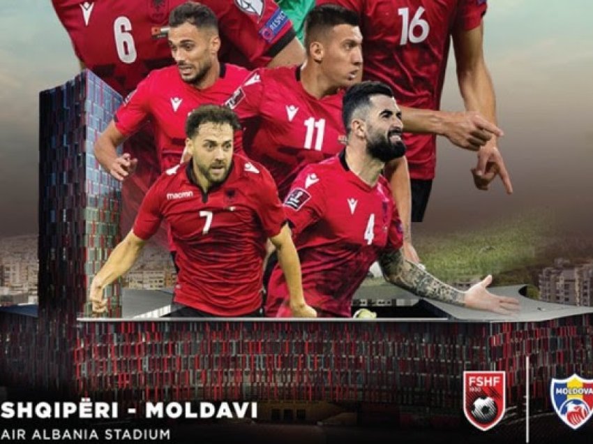 Shqipëria luan sot me Moldavinë