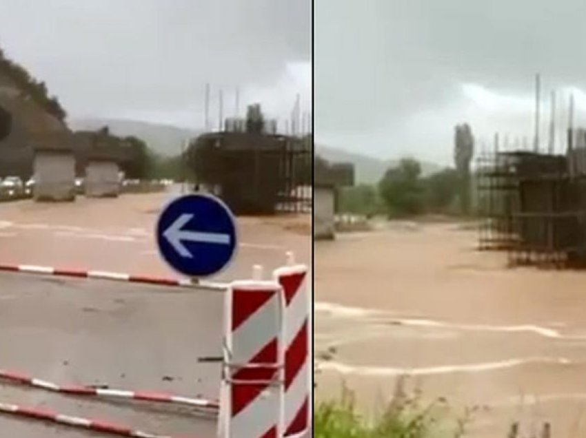Ndërpritet komunikacioni në rrugën rajonale Gradsko-Prilep, shkaku i vërshimeve të mëdha