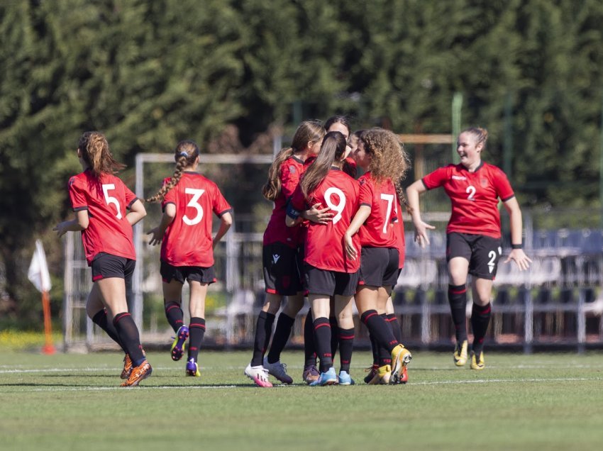 Shqipëria e vajzave mbyll turneun me fitoren kundër Andorrës