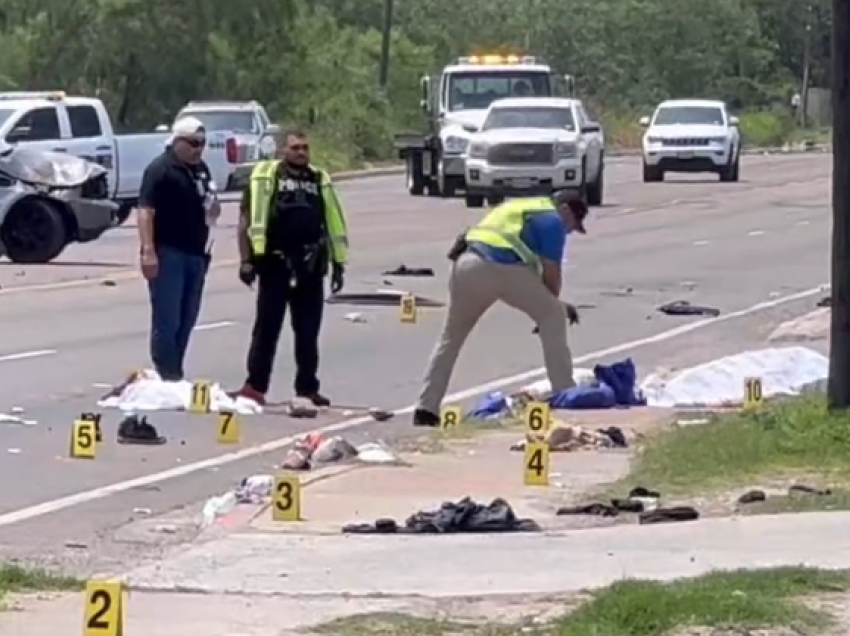 Kujdes, pamje të rënda nga masakra në Teksas - viktima të shtrira në tokë dhe të mbuluara me gjak 