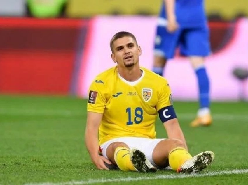 Tronditet Rumania, i lëndohet ylli i ekipit dhe do t’i mungojë në ndeshjet me Kosovën e me Zvicrën