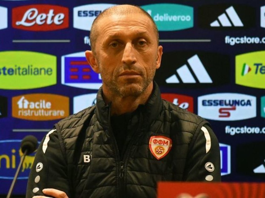 Trajneri i Maqedonisë së Veriut kërcënon Italinë
