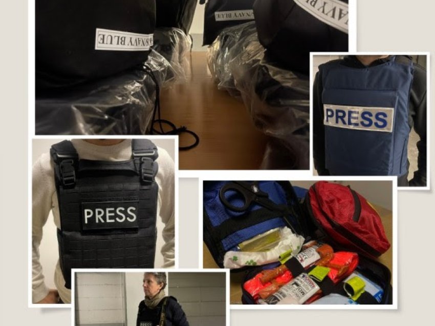 ​Shpërndahen mjete mbrojtëse për gazetarët